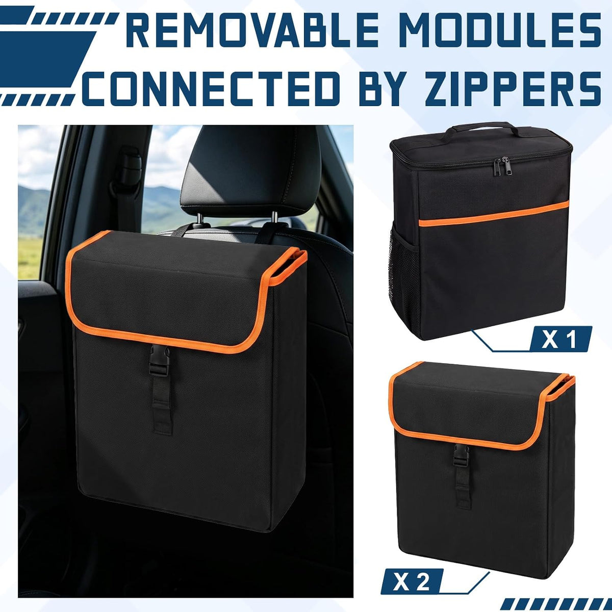 GDNasist Car Trunk Organizer, Backseat Hanging Organizer for SUV/MPV/Truck
