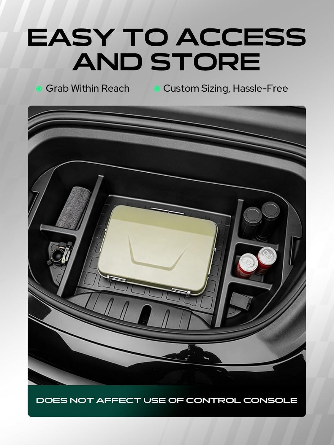 YHTAUTO Front Trunk Organizer for Tesla Model 3 2020 2019 2018 2017
