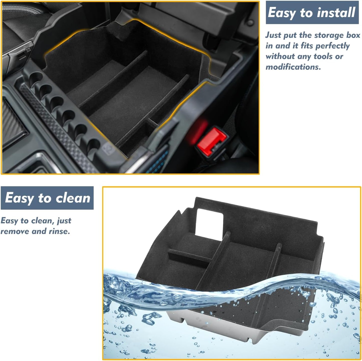 2024 2023 2022 Ram trx 1500 Lower center console organizer 2019-2024 dodge ram TRX Flocked Liner center console organizer 1500 dodge ram console insert 2021 dodge ram 5th generation 1500 accessories