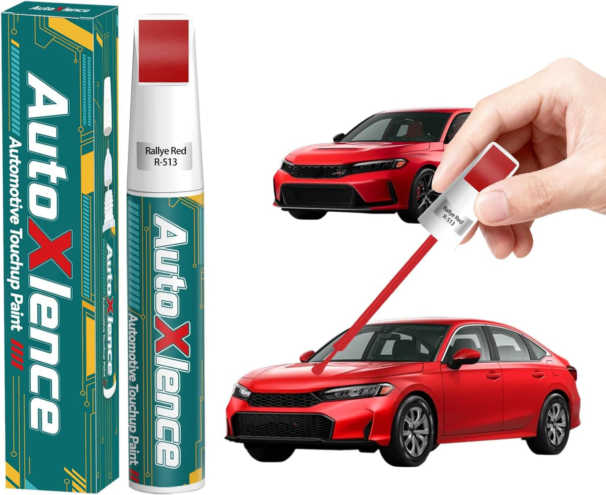 R-513 Rallye Red Car Touch Up Paint Compatible with Honda