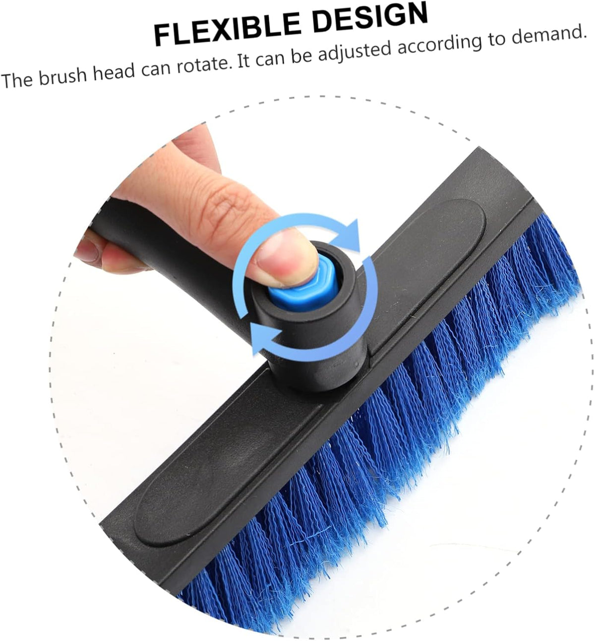 STOBAZA Portable Snow Shovel Multi Function Car Snow Brush Ice Scraper