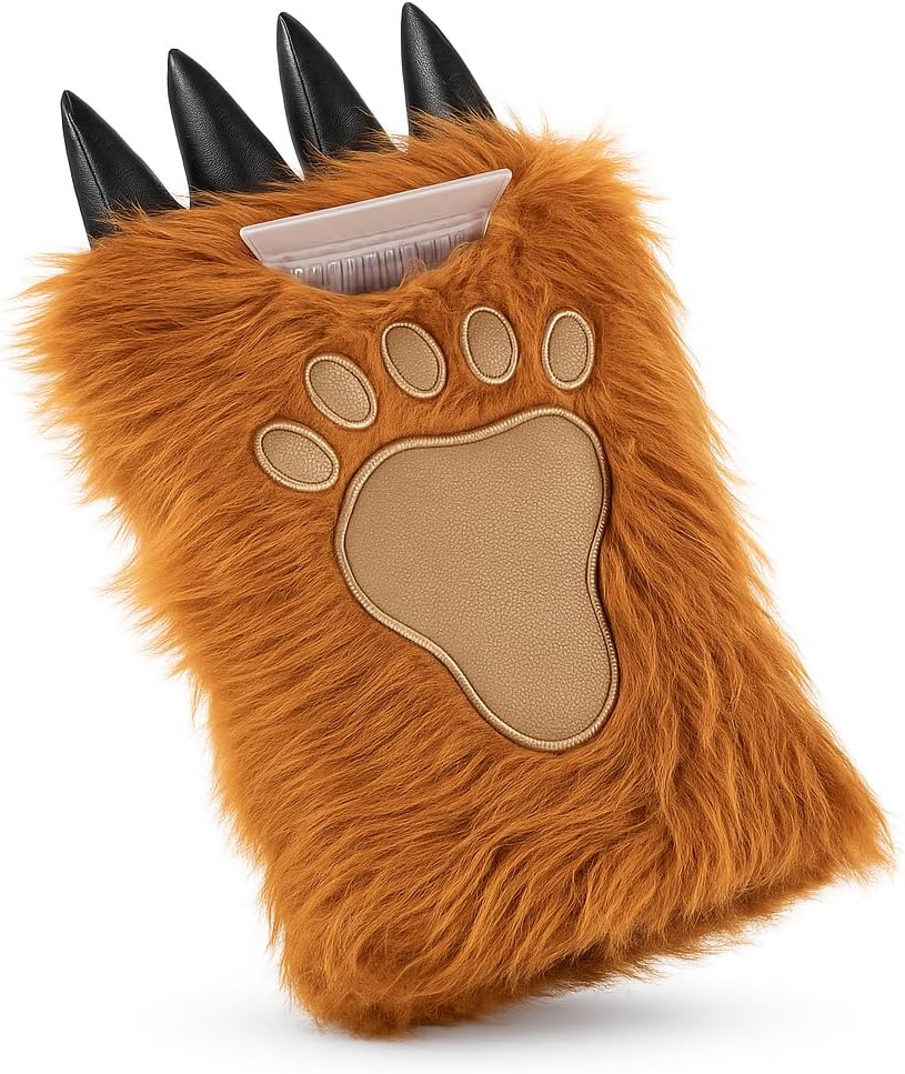 Massive Bigfoot Hand Ice Scraper - Bigfoot Gifts - Sasquatch Claw Faux Fur Hand Warmer with Built in Ice Scraper Foam Grip Novelty Winter Snow and Ice Remover for Cars Trucks SUV