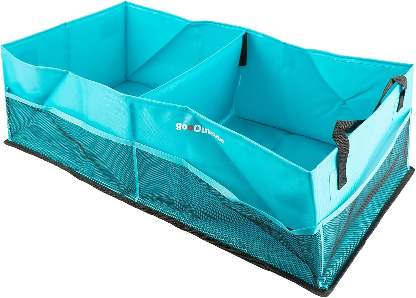 HiMagics Collapsible Waterproof Car Trunk Organizer, Soft PVC Storage Bin with Rugged PVC-Coated Fabric for SUV & Truck (Aqua Blue, PLUS)