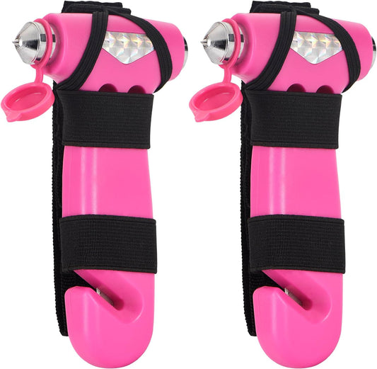 MOTORBUDDY Car Window Breaker Seatbelt Cutter and Emergency Glass Breaker