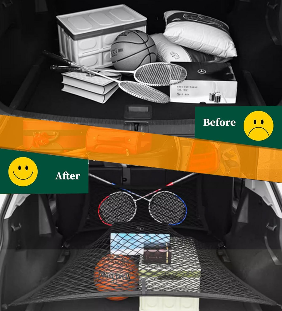 Rear Floor Style Cargo Net for Toyota RAV4 2026-2019