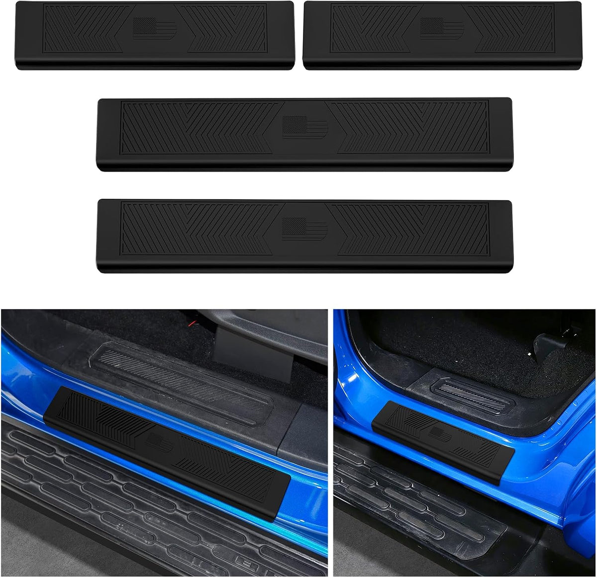 Door Sill Protector Compatible with 2021-2026 Ford Bronco