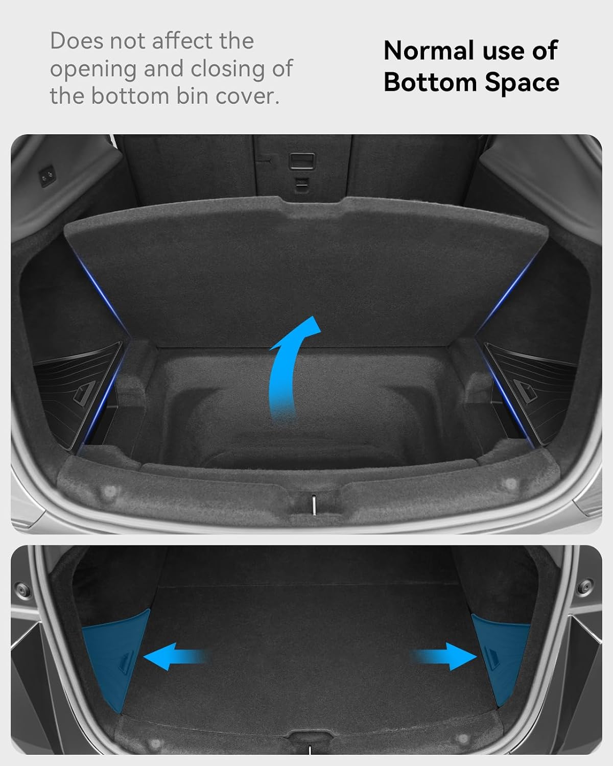 for Tesla Model Y Juniper Accessories 2025-2026 Trunk Storage Bins