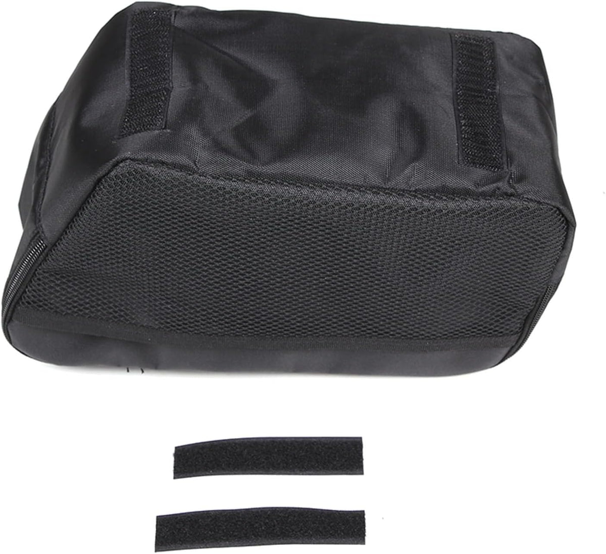 Car Storage Box Compatible with BMW X1 U11 2023 2024 2025 Lower Console Organizer Tray, Oxford cloth material Under Console storage bag Interior Accessories (Black)