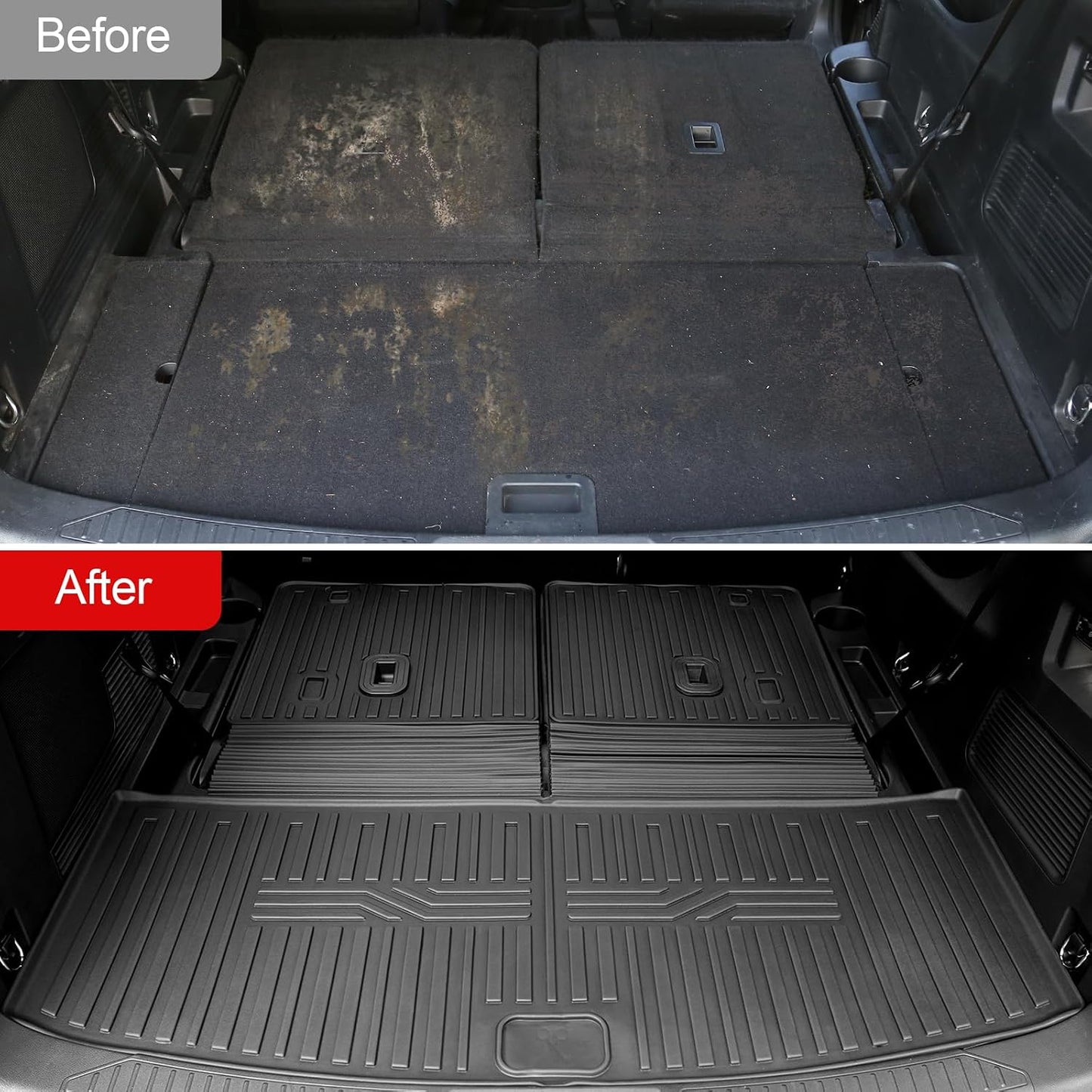 Cargo Mat for 2020-2025 2026 Ford Explorer Accessories All Weather Trunk Liner Replacement for 2025 2026 Ford Explorer ST Accessories 2024 2023 2022 2021