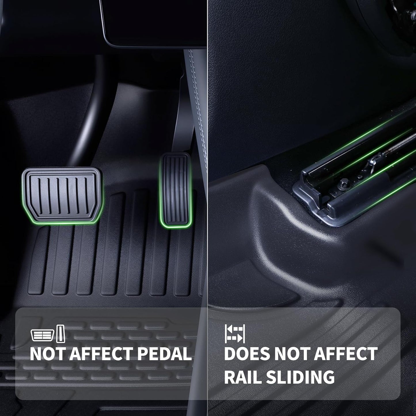 TPE Floor Mats & Cargo Liner for Mazda CX-30 2020-2026 All-Weather Protection | Full Coverage | Odorless Car Mats & Trunk Tray Custom Fit Set Accessories - Black