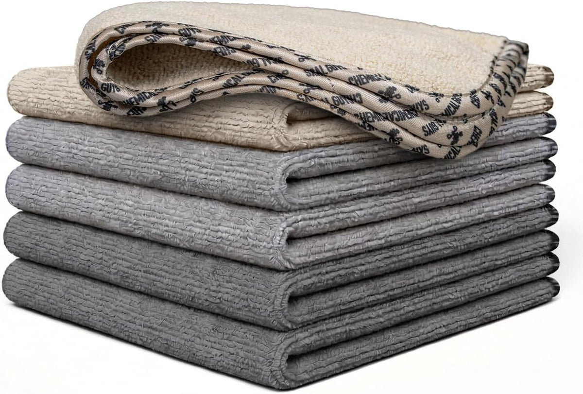 Chemical Guys, AllSwipe Multi-Purpose Microfiber Towels, 14 x 12, 12 Pack