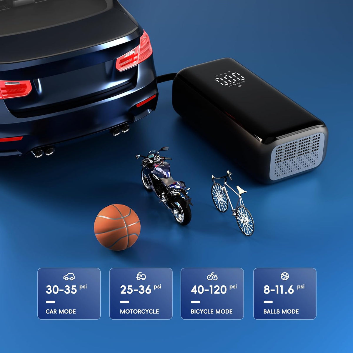 Tire Inflator Portable Air Compressor