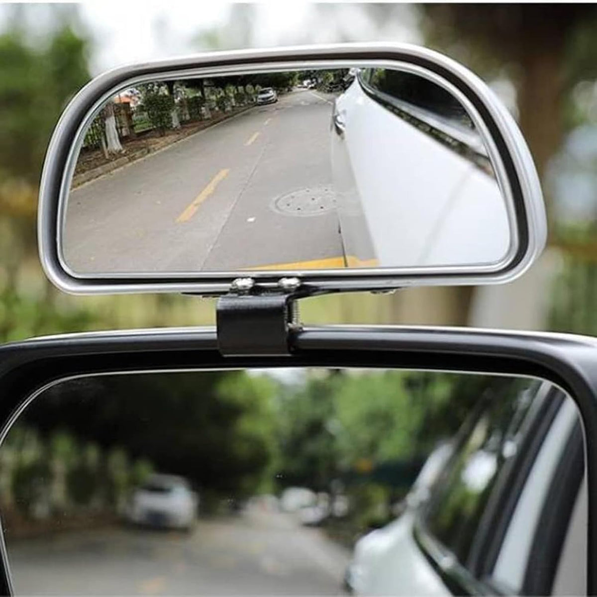 Blind Spot Mirror, Wide Angle HD Glass Rearview Mirror Adjustable Universal for Cars SUV and Trucks, 5.7inch*2.5inch