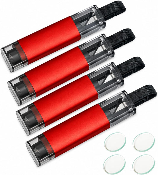 Window Breaker Seatbelt Cutter with Test Glass, Car Emergency Hammer Tool