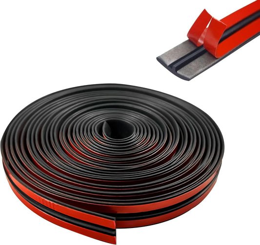 19.68 Windshield Rubber Seal Car Weather Stripping Trim T Shape Sealing Strip for Car Front Rear Windshield, Molding，Tailgate Adhesive Rubber Seal Strip(19mm)