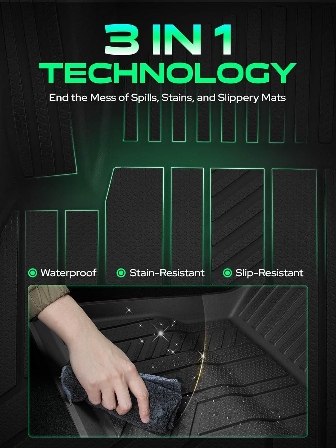 YHTAUTO Automotive Floor Mats for Hyundai, Kia