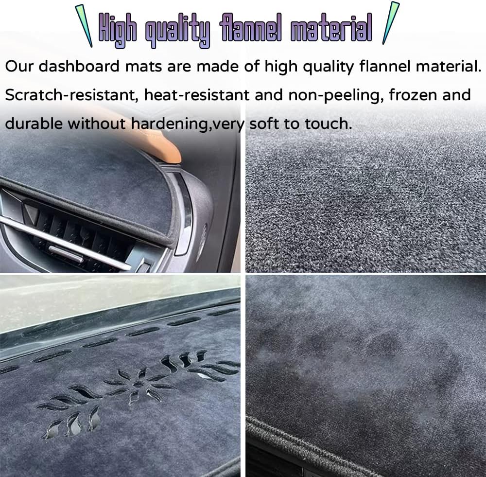 Flannel Dashboard Mat for Lexus RX 350/350h/450h+/500h 2023,No HUD