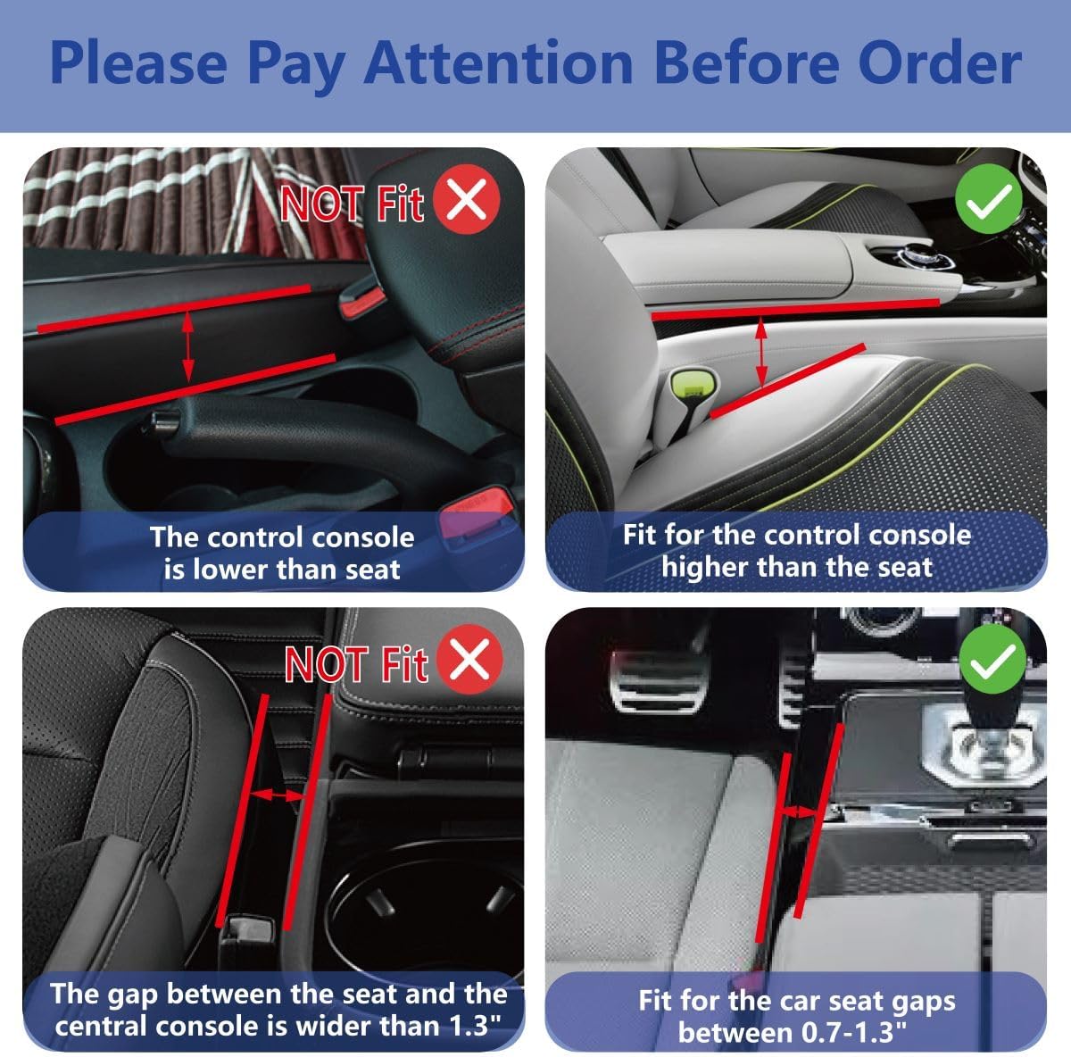 Car Seat Gap Filler Organizer,2 Pack Car Leather Cup Holder Gap Bag,Car Seat Storage Box with Adjustable Cup Holders,Car Organizer Front Seat for Holding Phone, Glasses, Keys, Cards (Beige)