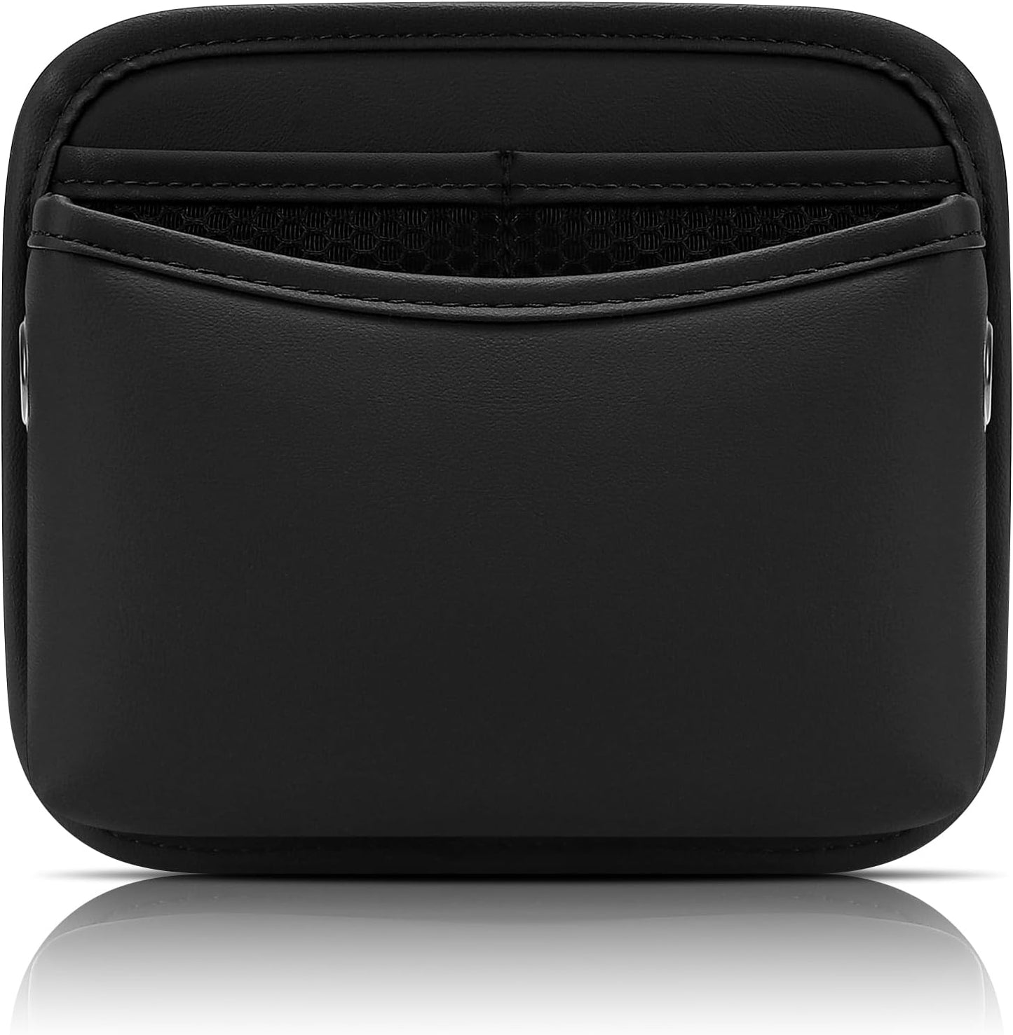 Accmor Car Seat Side Pocket Organizer, PU Leather Pouch Bag for Car Seat, Door, Window, Console, Registration Wallet Cards Trash Phone Sunglasses Holder Pocket for Auto