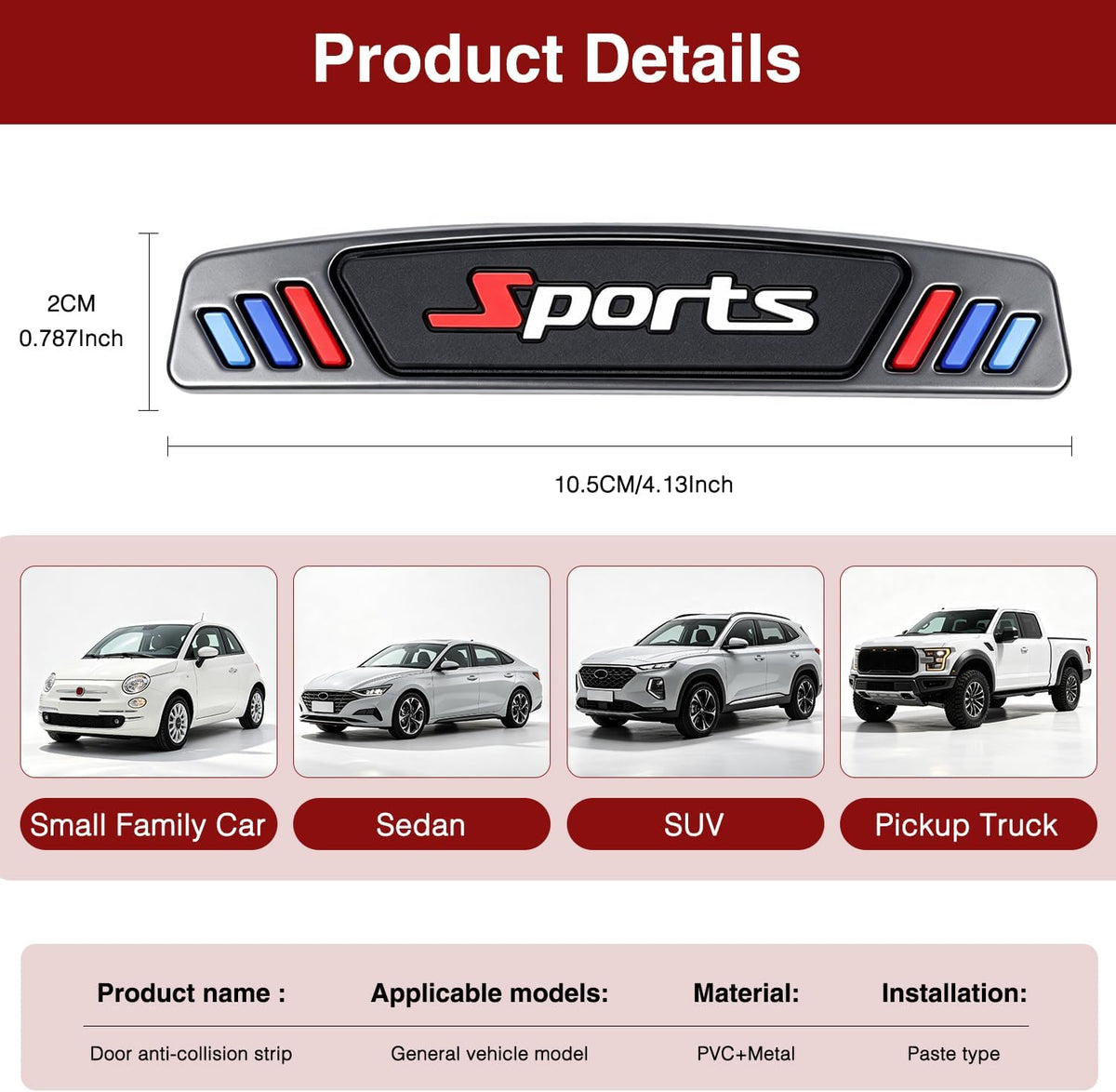 4Pcs Dent Prevent Car Door Protector, Car Door Edge Guards