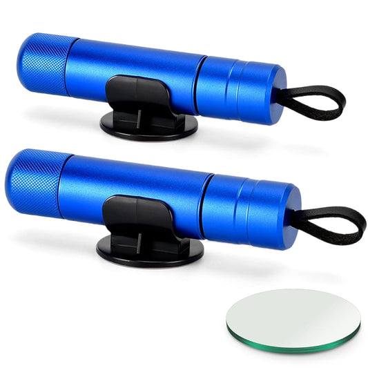 Breeker Brand Glass Breaker - Car Window Breaker Under Water (Blue x2)