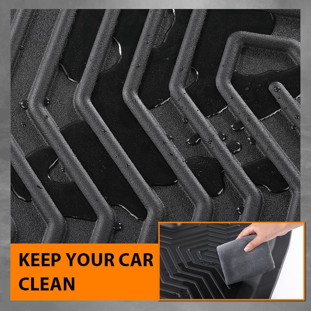 G-PLUS TPE Floor Mats Fit for Tesla Model 3 2017-2023