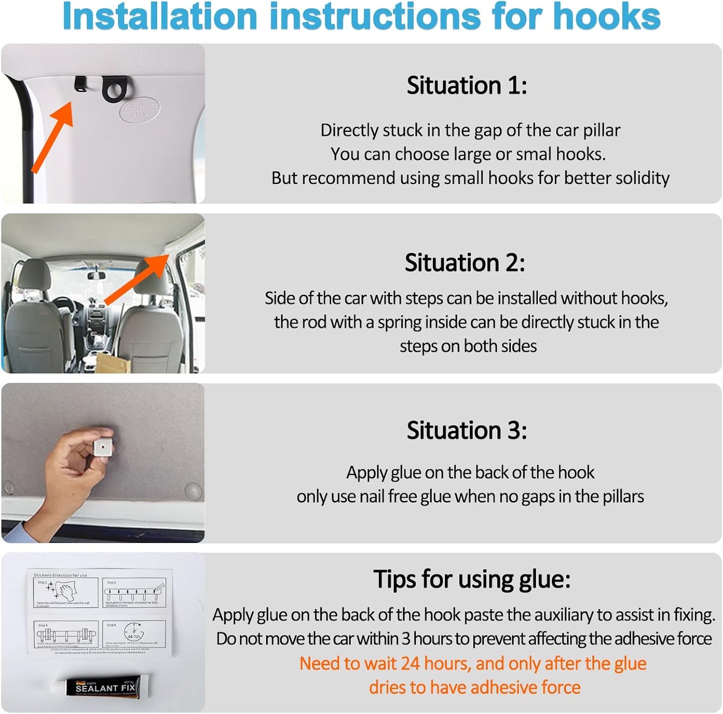 ZATOOTO Car Divider Curtain, Car Privacy Curtains with Pole Backseat Blackout Curtain for Car Camping Travel and Breaks, Lengths Adjustable for Most Cars, Sedan, Vans, SUVs (5.25 ft * 3.48 ft)