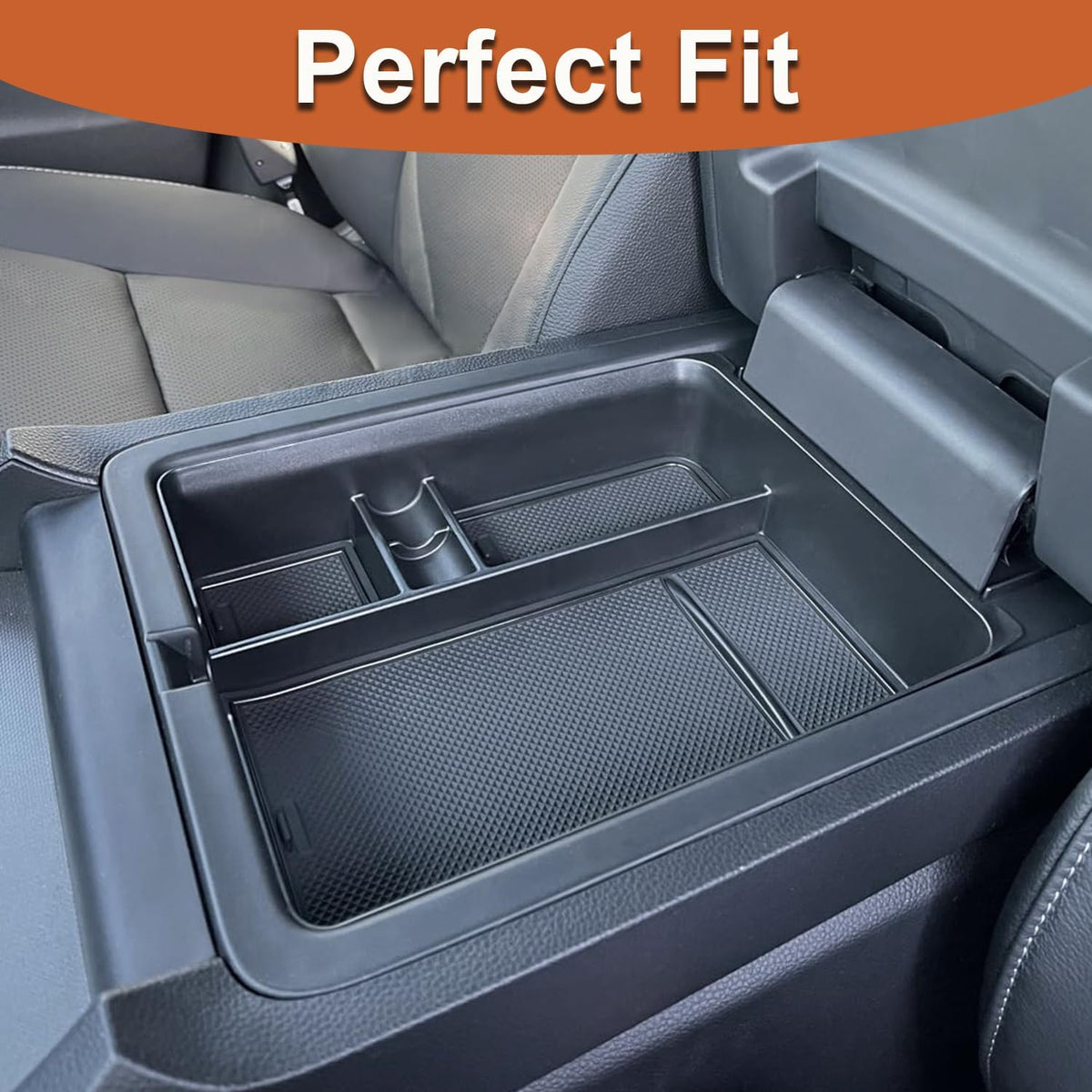 PIMCAR 3-Piece Center Console Organizer Set for 2023-2026 Honda Pilot, 2024-2026 Honda Passport/Ridgeline Accessories, Armrest Hidden Storage Box & Divider ABS Material Interior Accessories