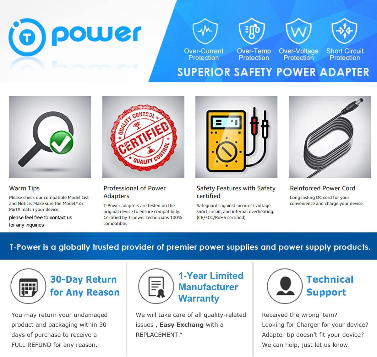 T POWER Charger Cable for NOCO Boost X GBX45 GBX55 GBX75 GBX155 Genius Boost Plus Sport GB20 GB30 GB40 GB50 GB70 1000A Battery Jump Starter Auto Cord Power Supply Micro_USB + Home Charger