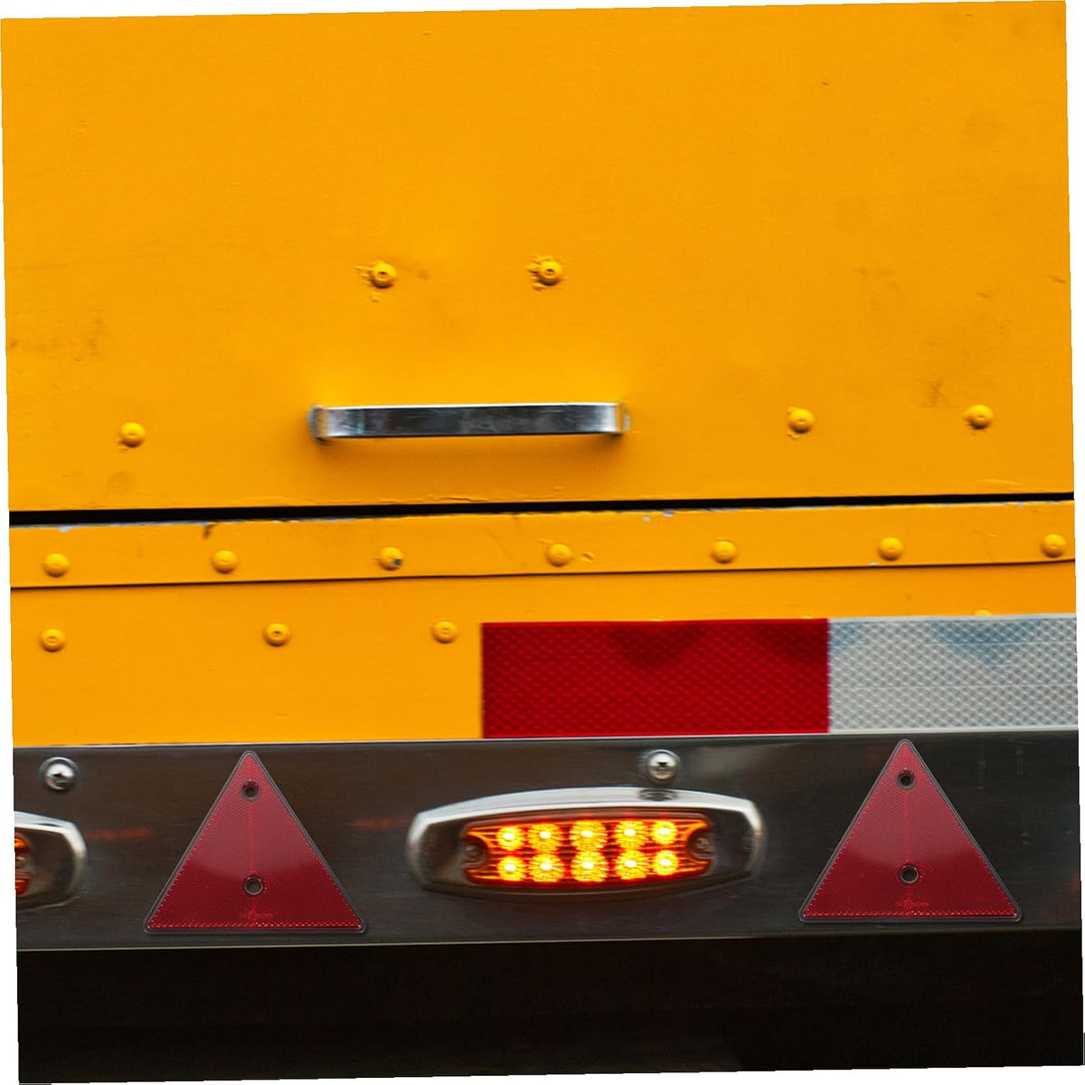 2pcs Triangle Emergency Warning Signs Reflective PVC Roadside Safety