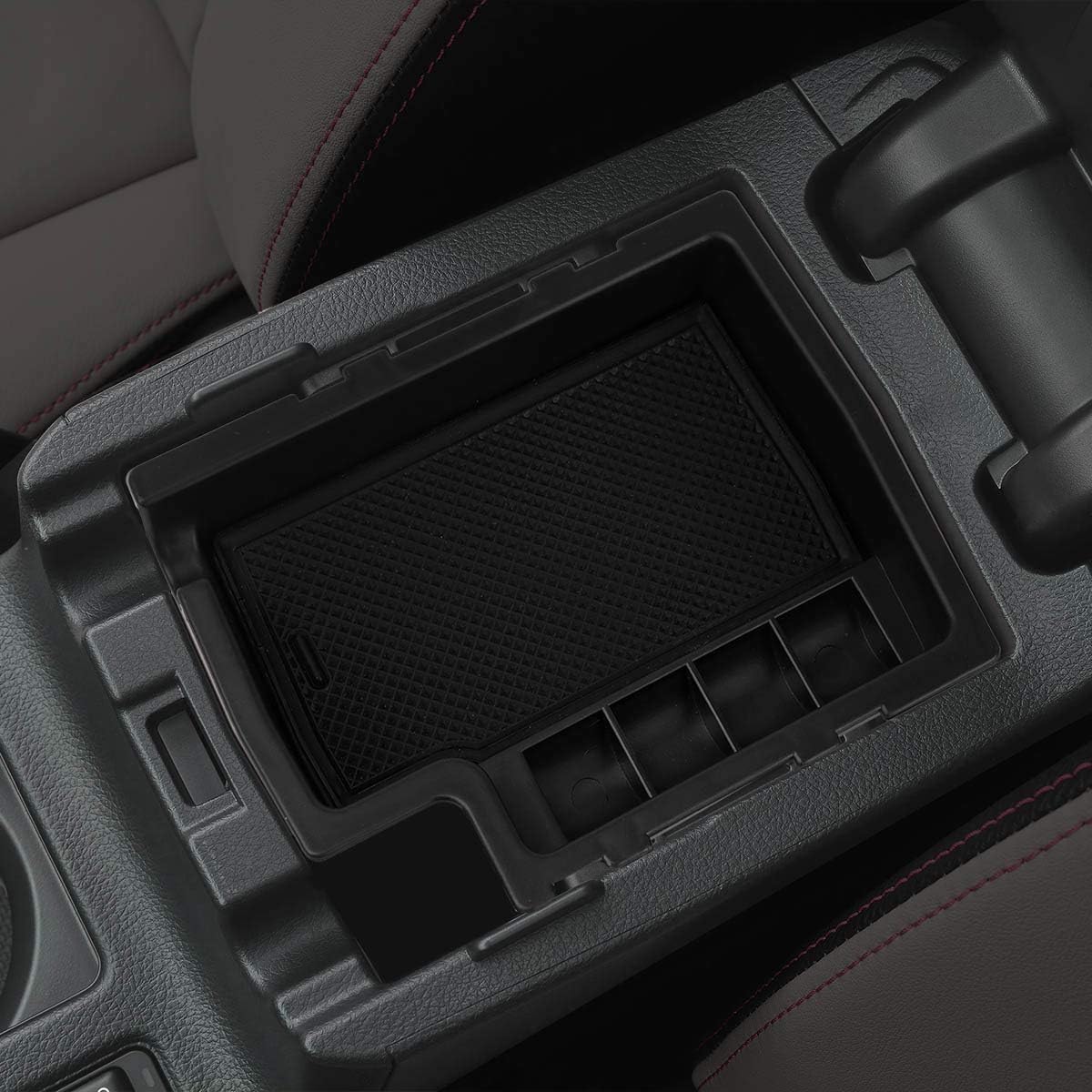 DNA MOTORING ZTL-Y-0022 Center Console Armrest Organizer Tray (for 13-17 Subaru Crosstrek), 1 Pack,Black