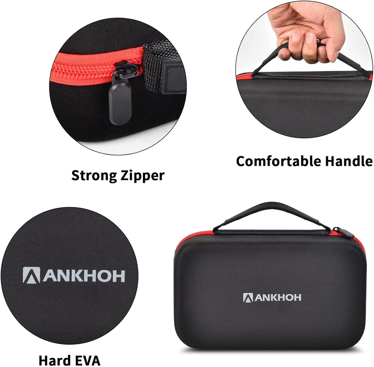 ANKHOH Carrying Case for NEXPOW Car Jump Starter, for 1500A Peak 12800mAh