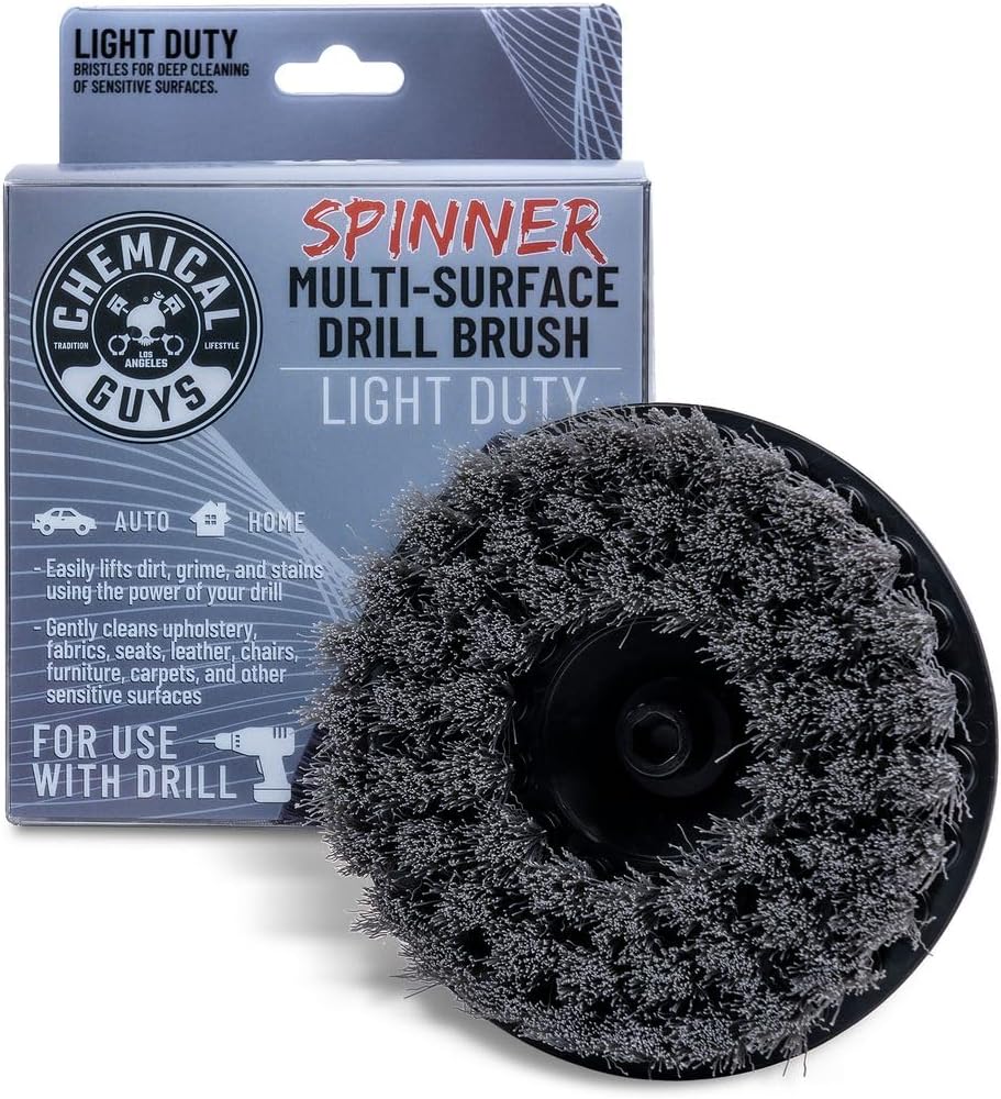 Chemical Guys, Light Duty Spinner Drill Brush Attachment, Multi-Surface