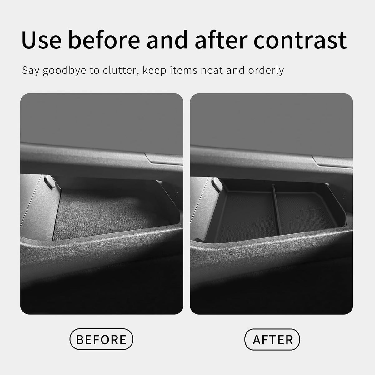 Center Console Lower Organizer for 2026 Toyota bZ/bZ Woodland Accessories