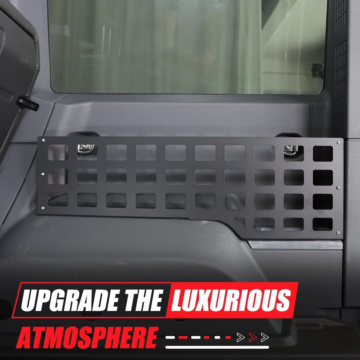 Rear Cargo Rack Trunk Modular Panel Organizers Shelves Compatible with INEOS Grenadier 2022-2025 Trunk Side Molle Storage Rack Basket System Luggage Storage (Right)