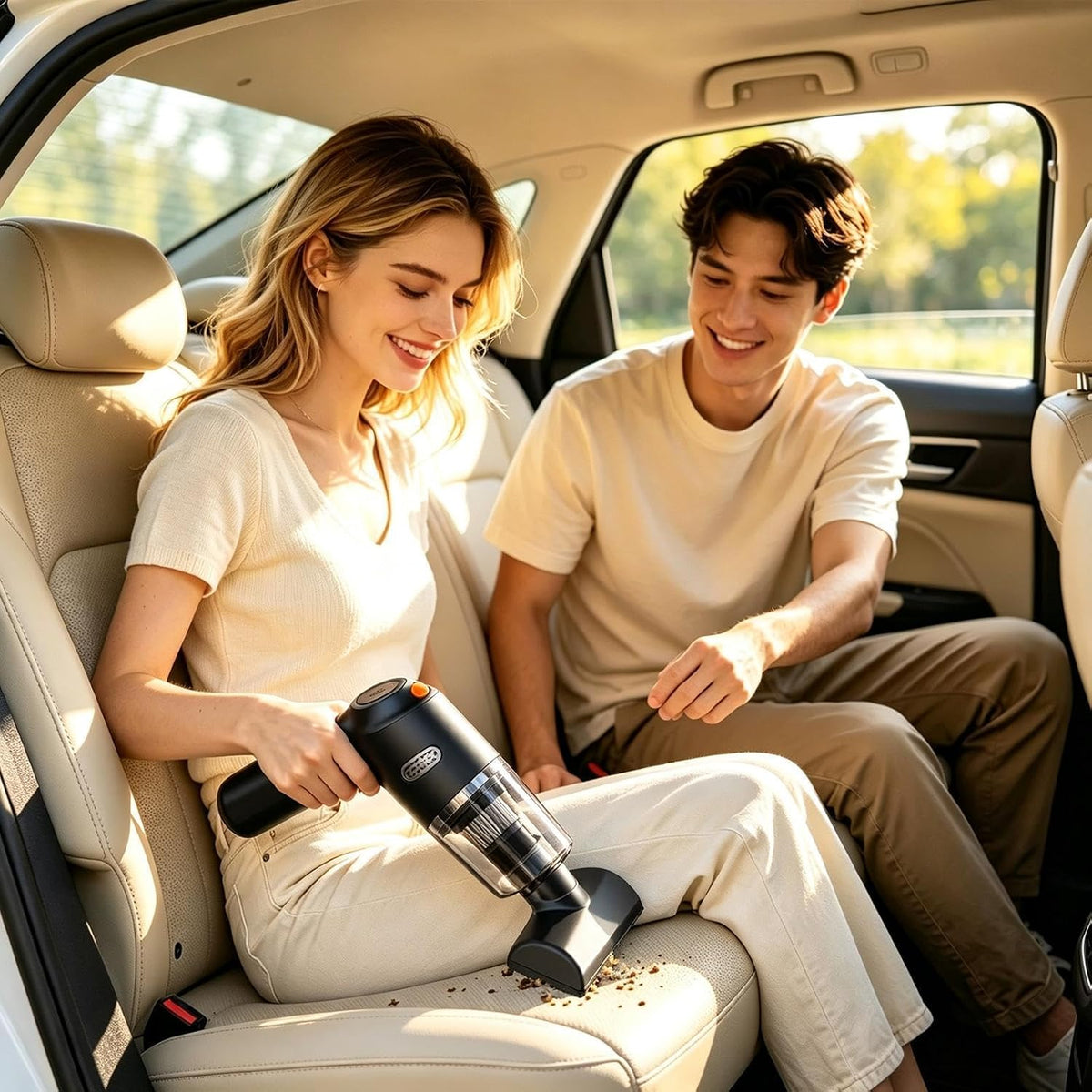 Handheld Vacuum - Cordless Cleaner, Rechargeable Power