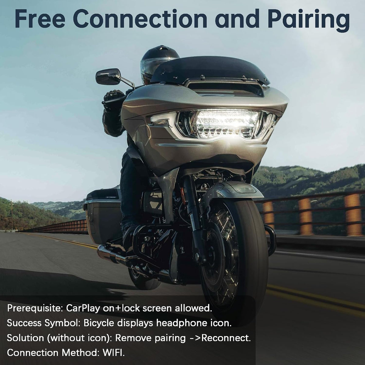 Bypass Motorcycle Wireless CarPlay Bluetooth Adapter