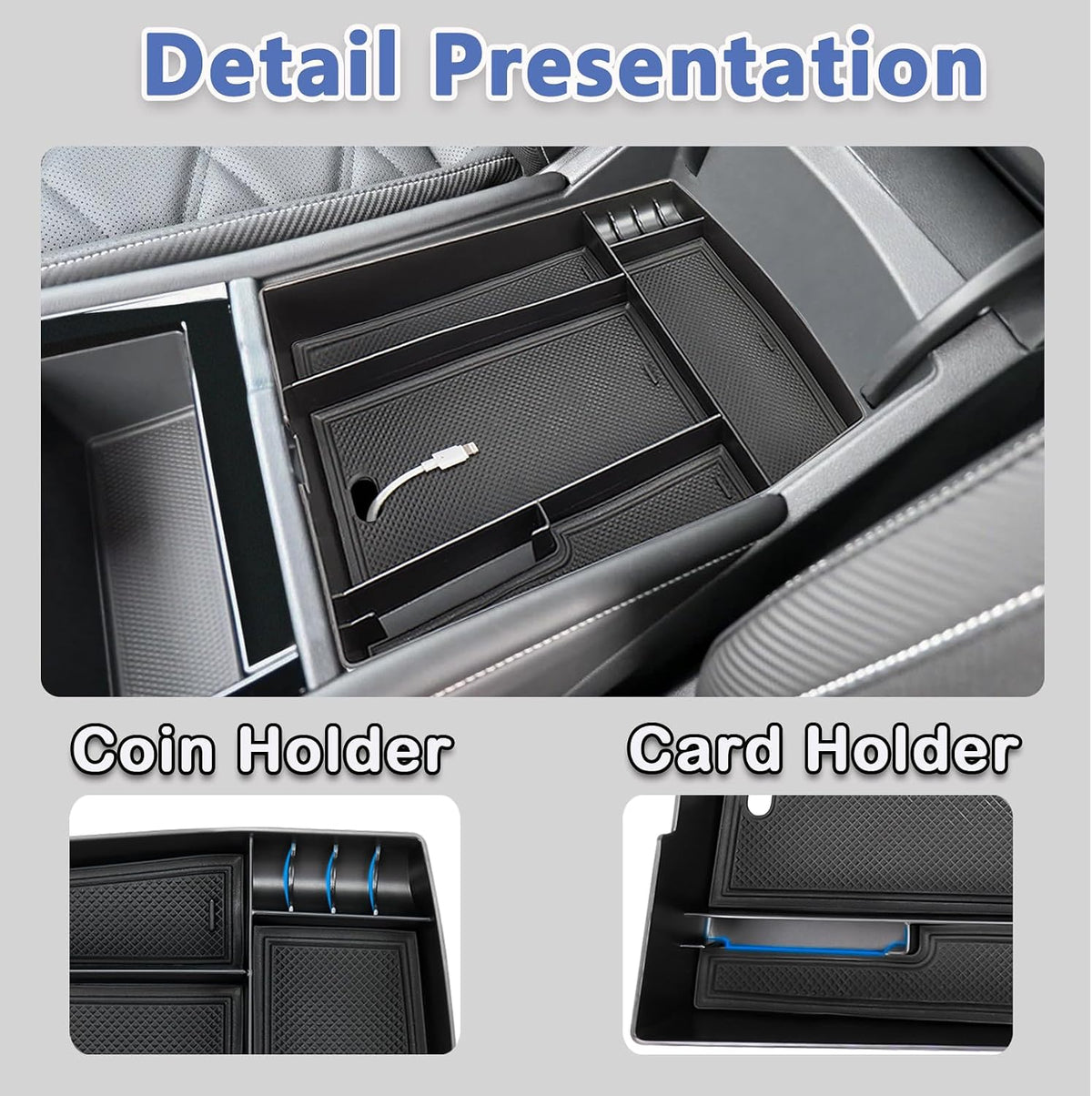Center Console Organizer for 2024-2026 VW Atlas/Cross Sport