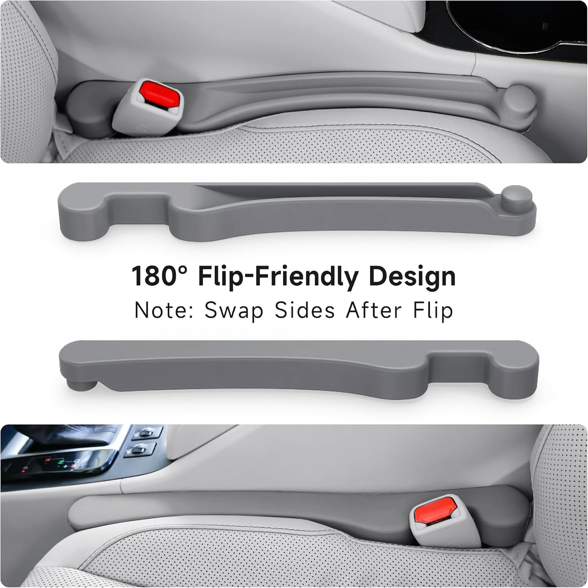 Givifive Car Seat Gap Filler Organizer 2Pack Soft Foam 3IN1 Multifunctional