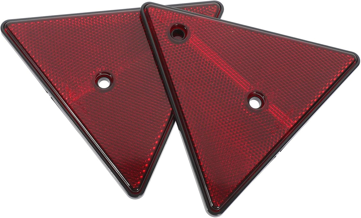 2pcs Triangle Emergency Warning Signs Reflective PVC Roadside Safety