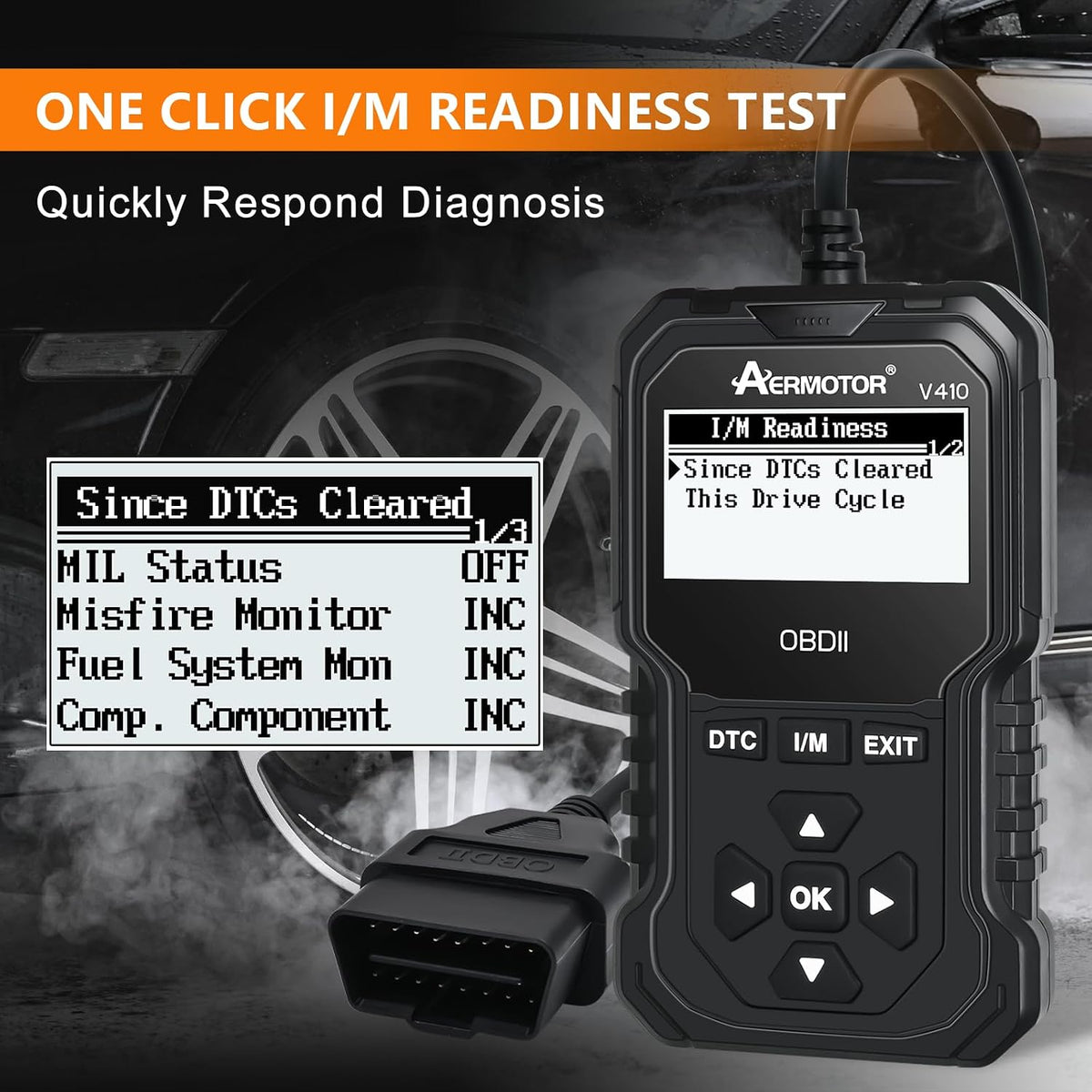 OBD2 Scanner, V410 Car Scanner Diagnostic Tool,Car Code Reader Scan Tool