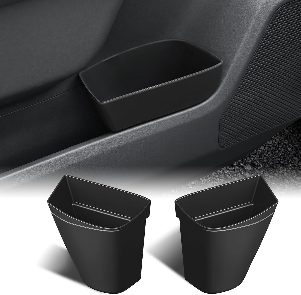 ELECFRESH 2PCS Front Door Side Trash Can for 2026 Toyota RAV4 Accessories