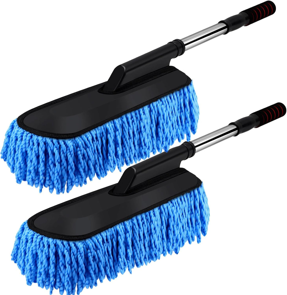 2 Pack Microfiber Car Duster Exterior Scratch Free, Gray
