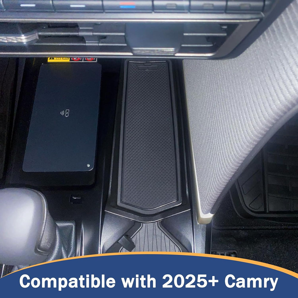 TOPINSTALL Premium Front Center Console Tray for 2025 2026 Toyota Camry