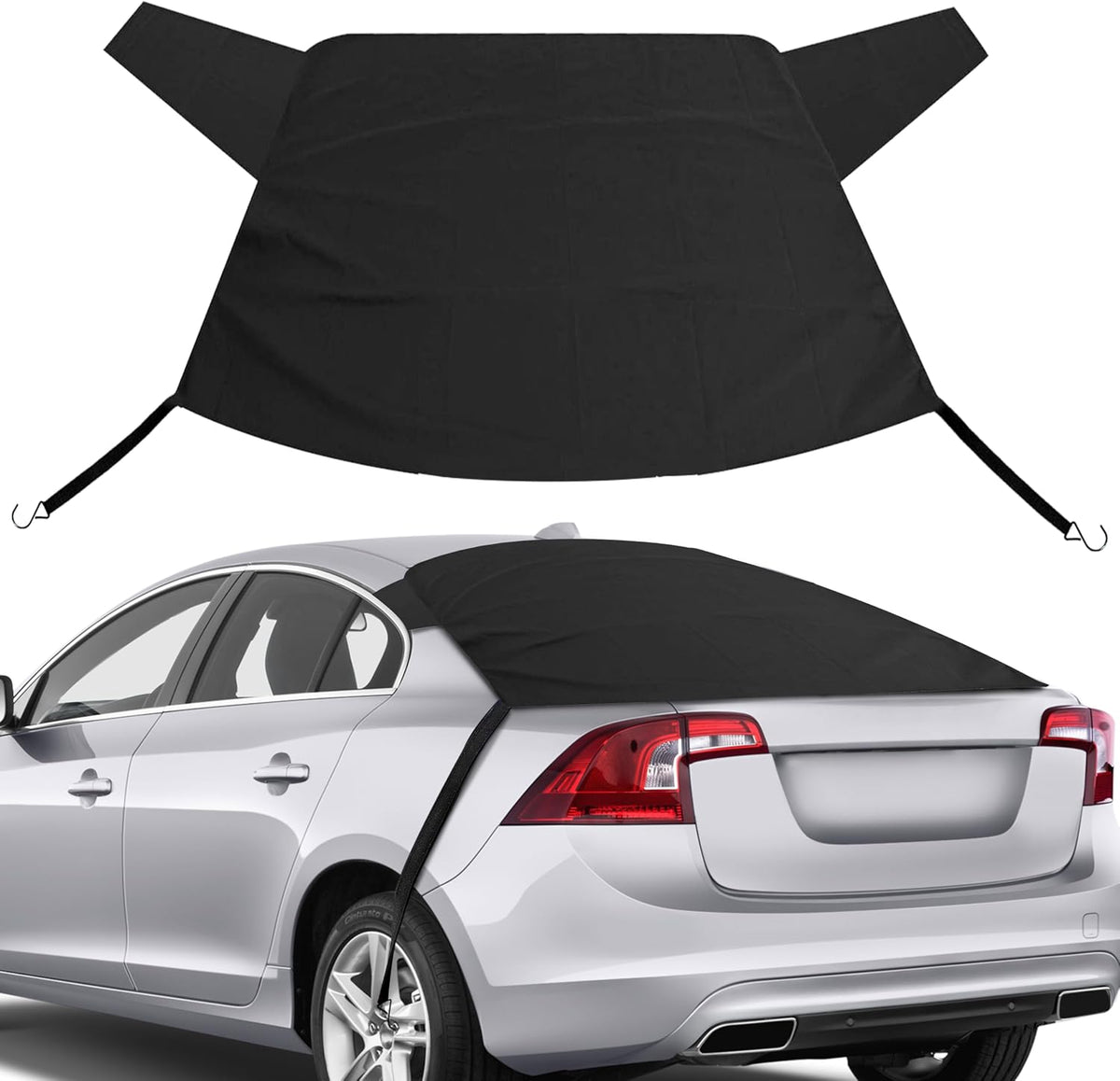 EcoNour Rear Windshield Cover for Ice and Snow | Car Back Window Snow Cover