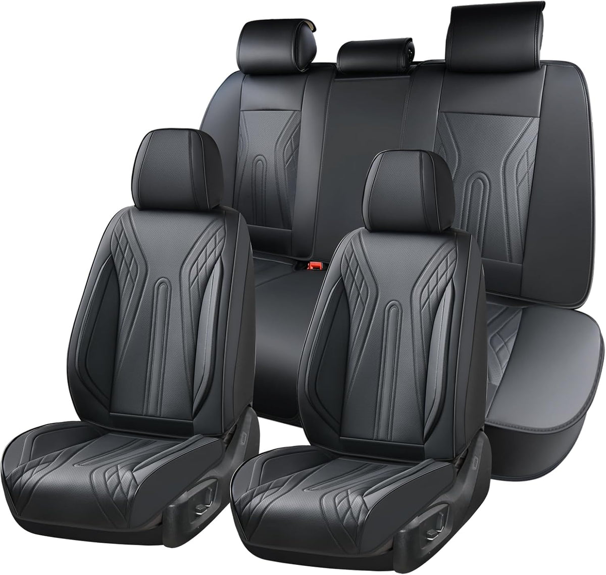 Huidasource Car Seat Covers Full Set, Universal Fit for Most Cars SUV Truck