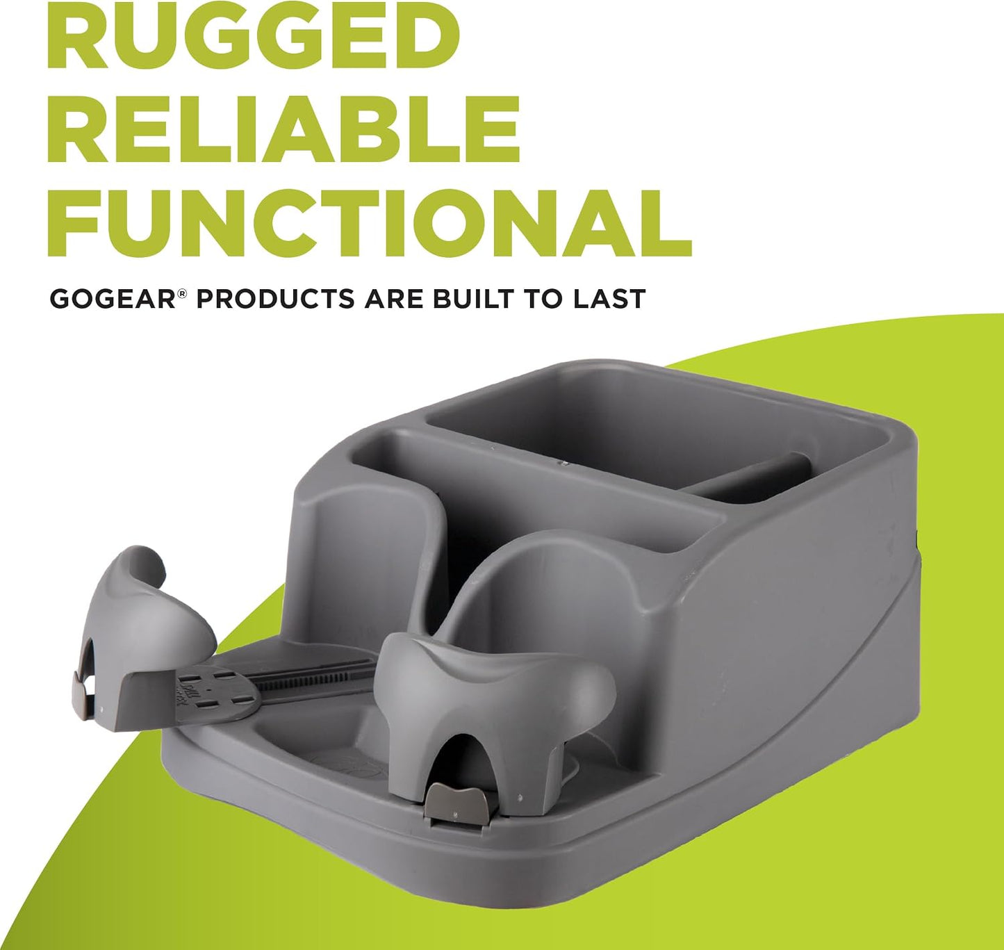GO GEAR SC-CHA Console, Charcoal, Includes Storage for CDs, Pens and Coins
