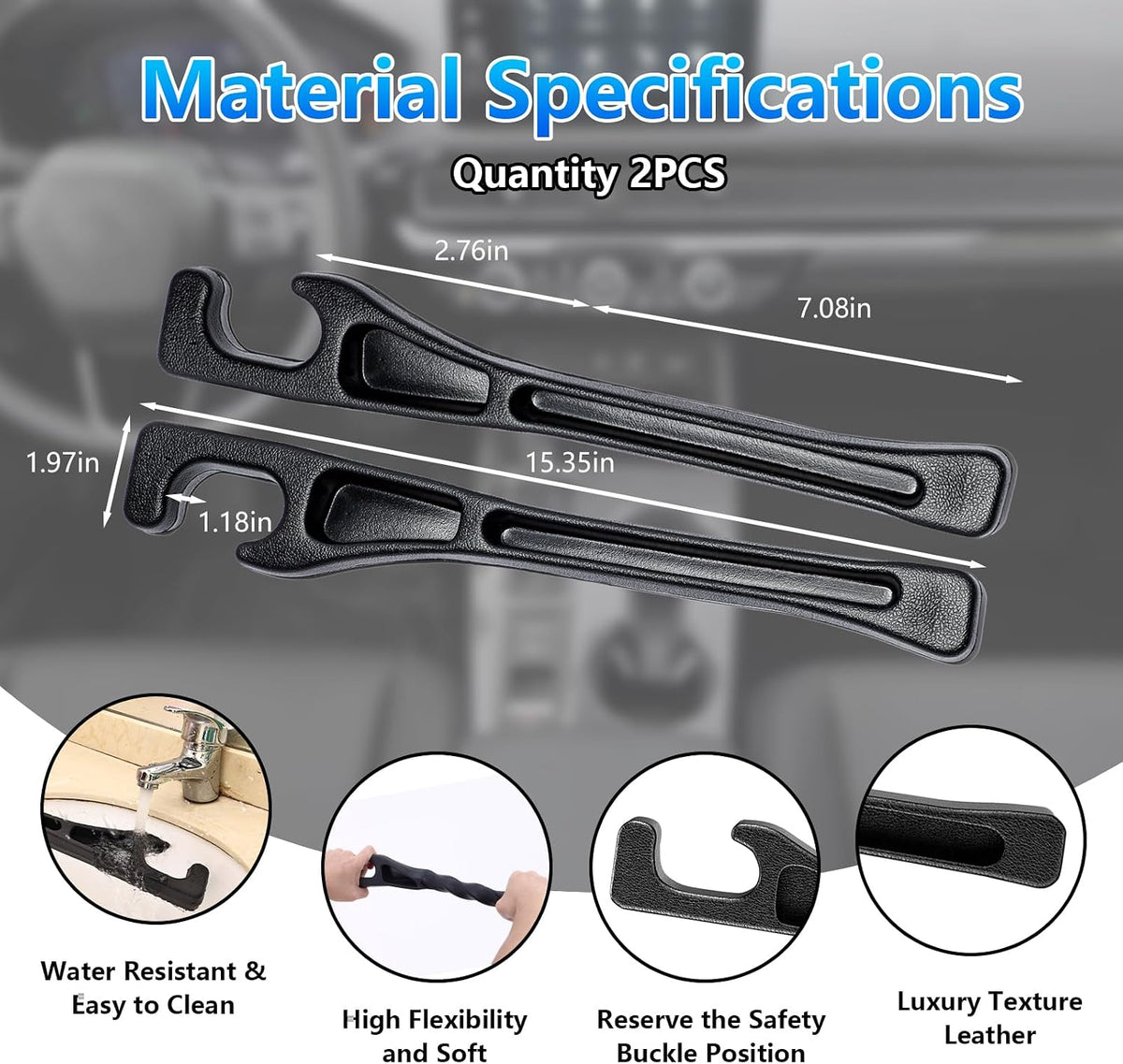 【Compatible with Toyota Highlander 】 Car Seat Gap Filler