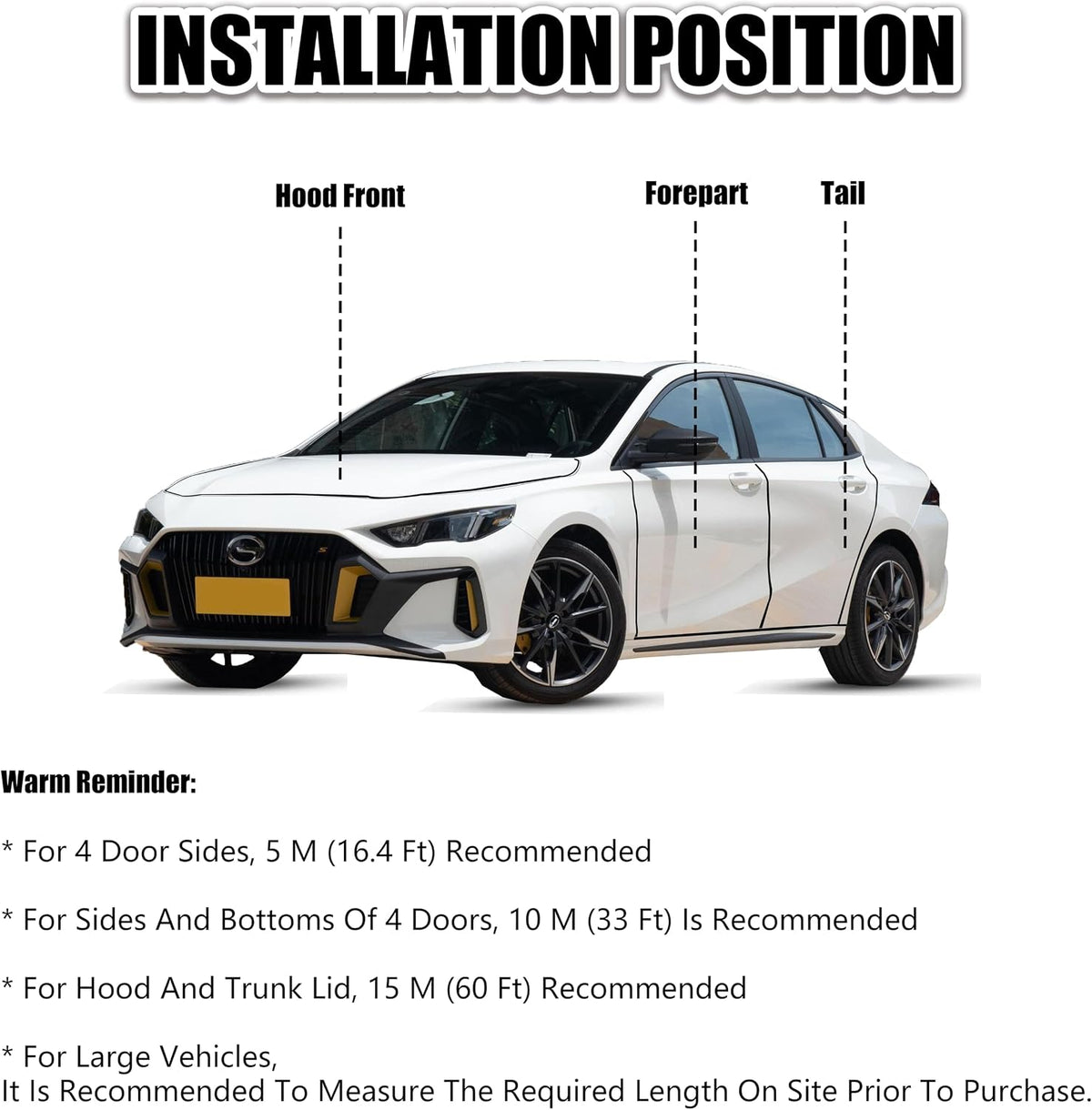 Door Protector Car Door Protector Edge Guards Car Door Edge Guards Adhesive Free Universal for Cars, Trucks, Suvs, Suvs and Most Car Door Panels (White, 33Ft（10M）)