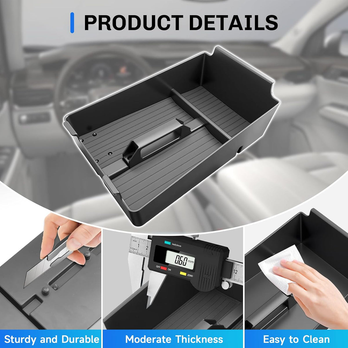 SXCY for 2025 2026 Murano Center Console Organizer